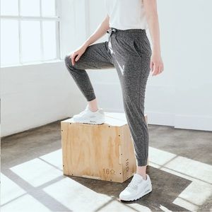 Quince Gray Jogger Track Pants with pockets